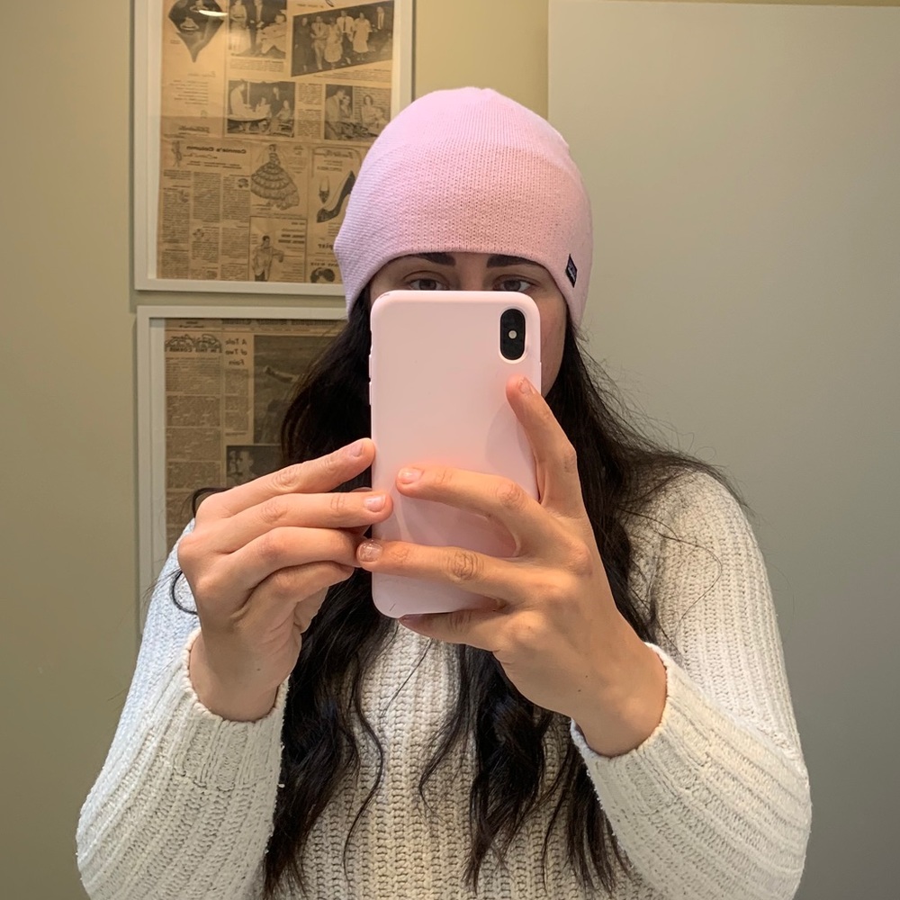 Patagonia Pink Beanie Hat